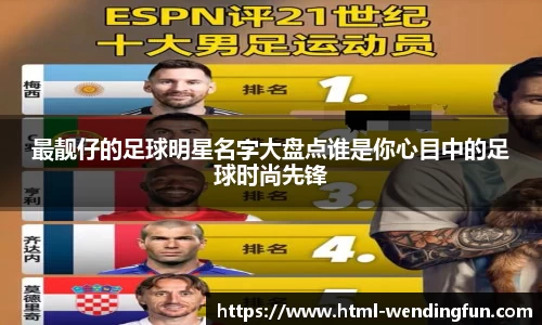 最靓仔的足球明星名字大盘点谁是你心目中的足球时尚先锋